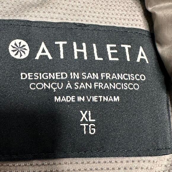 Athleta Rock Ridge Primaloft Quilted Puffer Pockets Women’s Coat Size XL - Picture 5 of 5